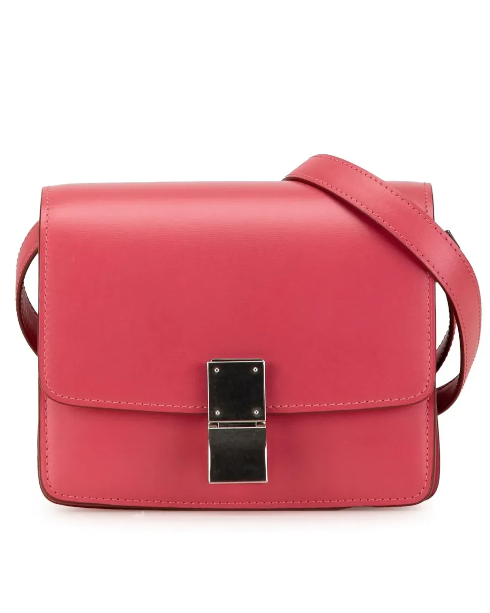 Preloved Intrecciato Leather Crossbody Bag /