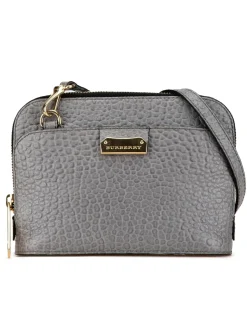 Preloved Intrecciato Woven Leather Chain Strap Crossbody Bag