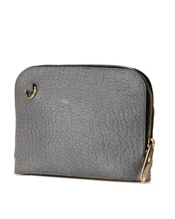 Preloved Intrecciato Woven Leather Chain Strap Crossbody Bag