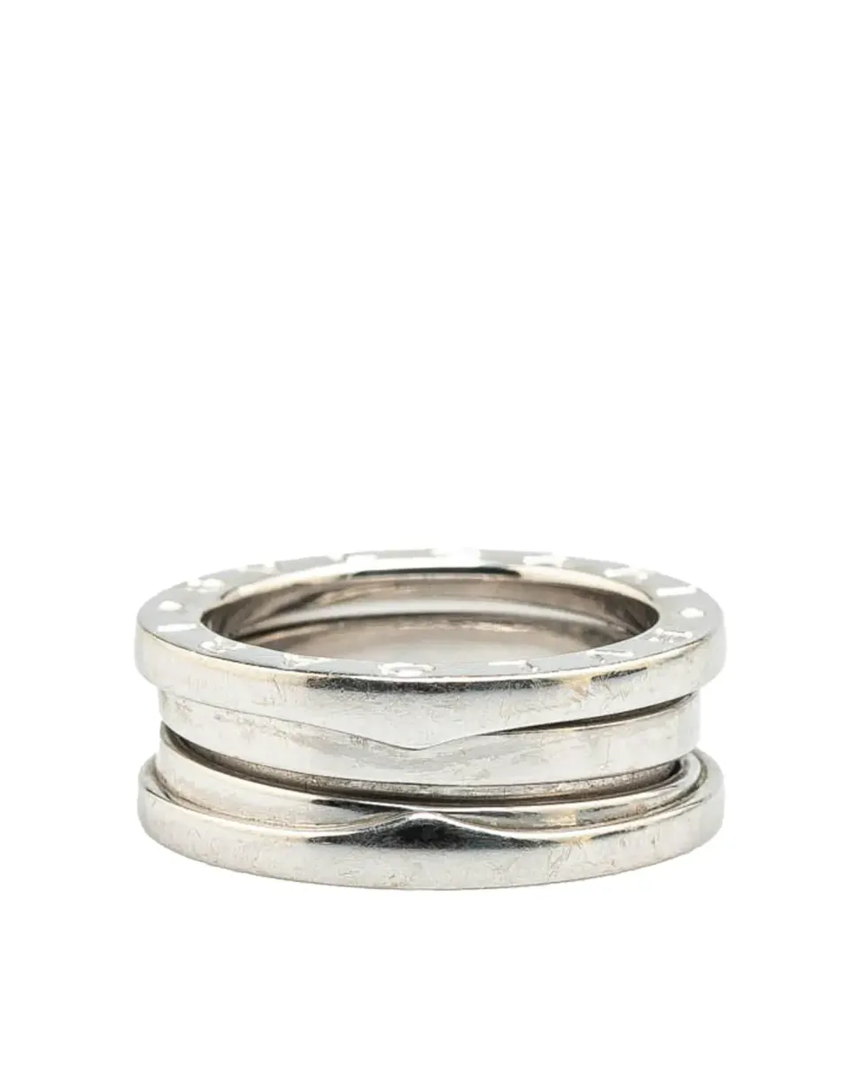 Preloved 18K White Gold Two Band Ring