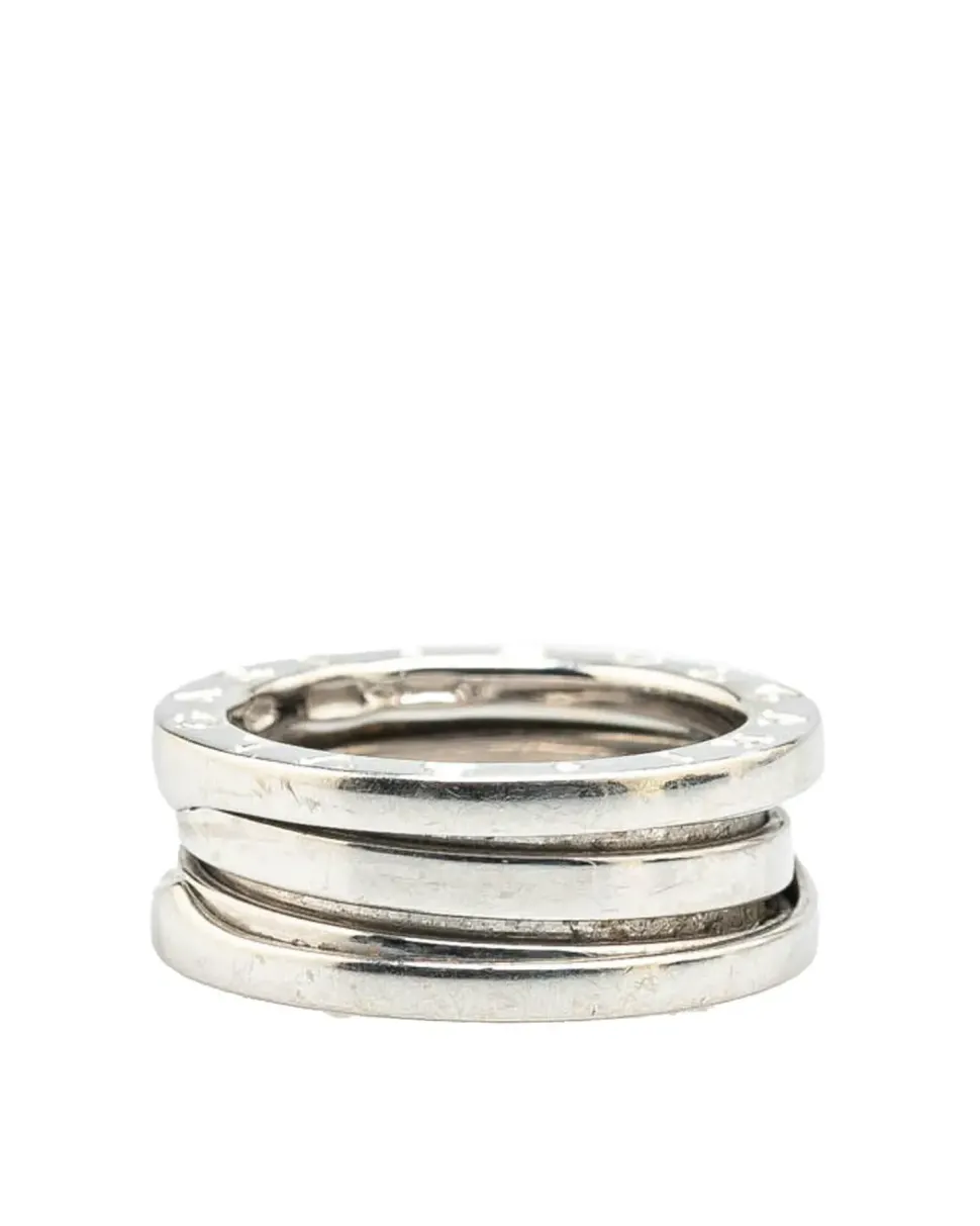 Preloved 18K White Gold Two Band Ring