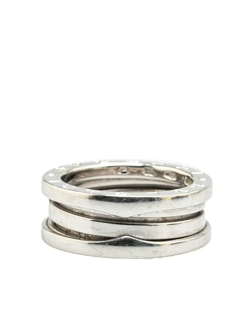 Preloved 18K White Gold Two Band Ring