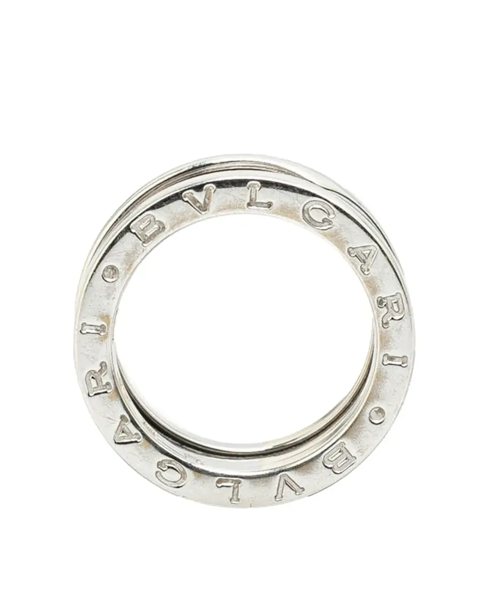Preloved 18K White Gold Two Band Ring