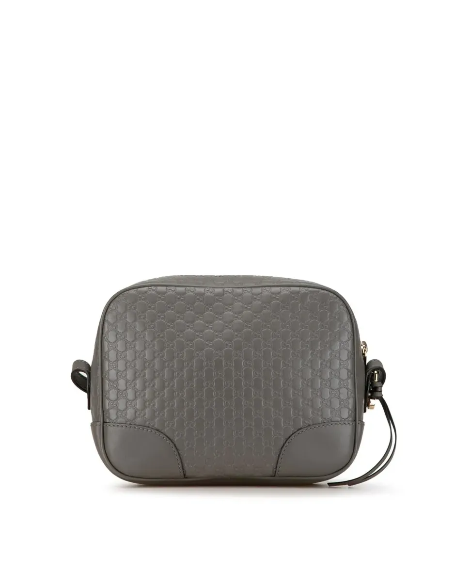 Preloved Lambskin Leather Shoulder Pouch with Magnetic Frame Closure