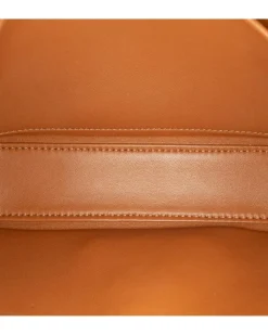 Preloved Leather Belt Bag with Adjustable Waist Strap and Multiple