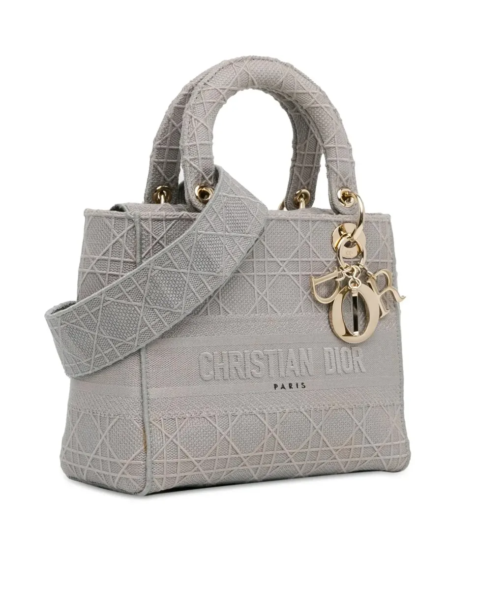 Preloved Mini Calfskin amour Lady with Painted Details and Chain