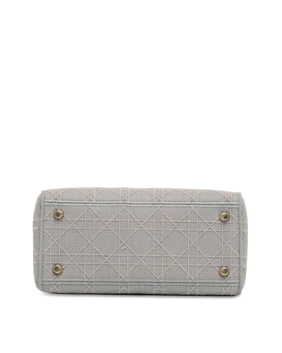 Preloved Mini Calfskin amour Lady with Painted Details and Chain