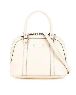 Preloved Mini Patent Cannage Lady Quilted Leather Bag with Detachable
