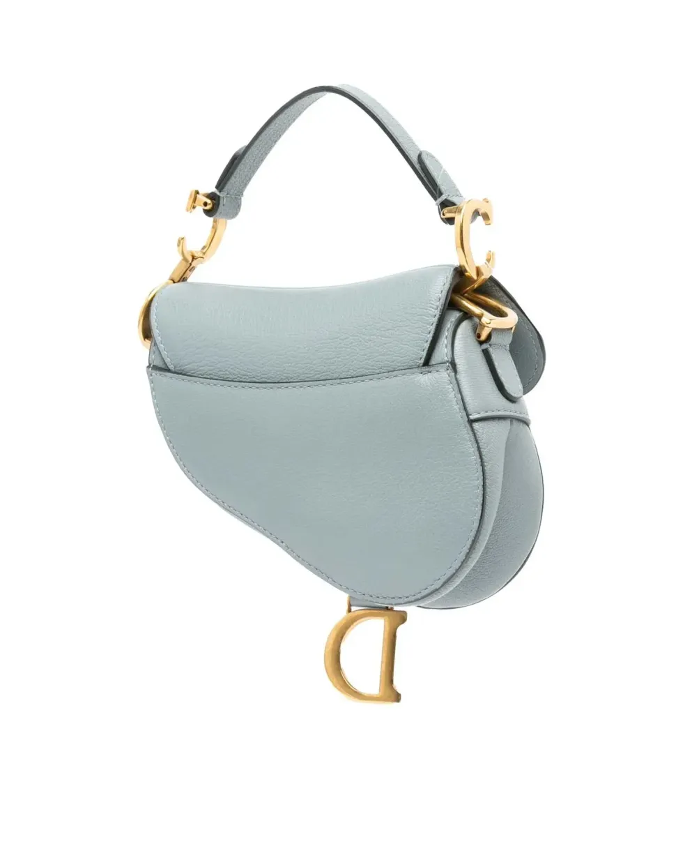 Preloved Nappa Leather Fold Over Crossbody Bag
