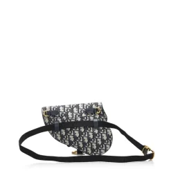 Preloved Perforated Leather Paper Bucket Bag