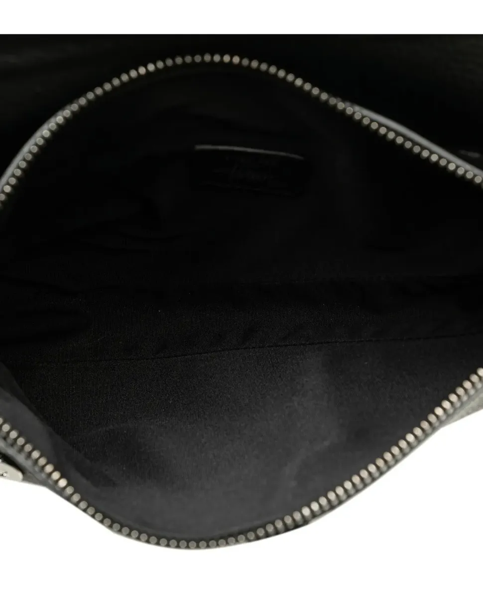 Preloved Quilted Lambskin Vanity Case with Adjustable Strap