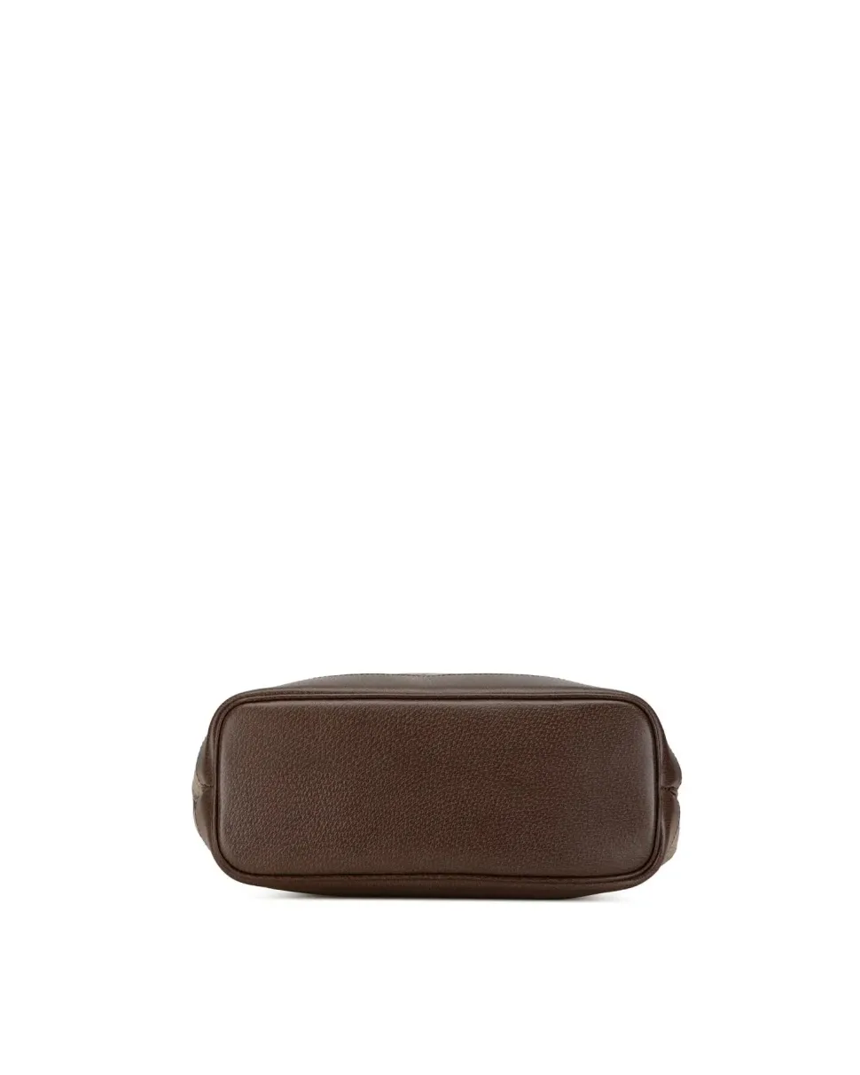 Preloved Quilted Leather Zip Around Wallet with Card Slots
