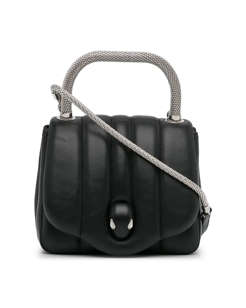 Preloved Serpenti Forever Quilted Leather Shoulder Bag
