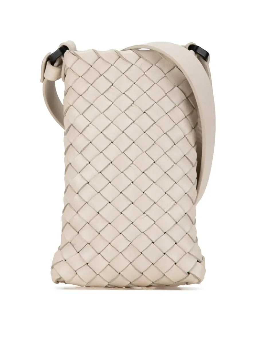 Preloved Small Lola Leather Crossbody Bag in Pink