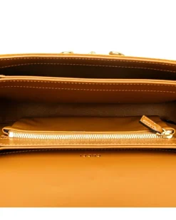 Preloved Small Satin Quilted Handbag with Swarovski Details