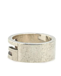 Preloved Sterling Silver G Cutout Ring