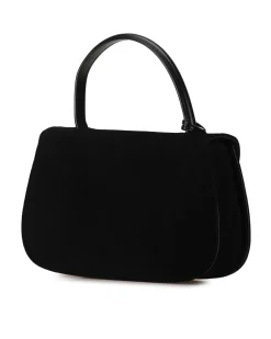 Preloved Sylvie 1969 Black Leather Shoulder Bag