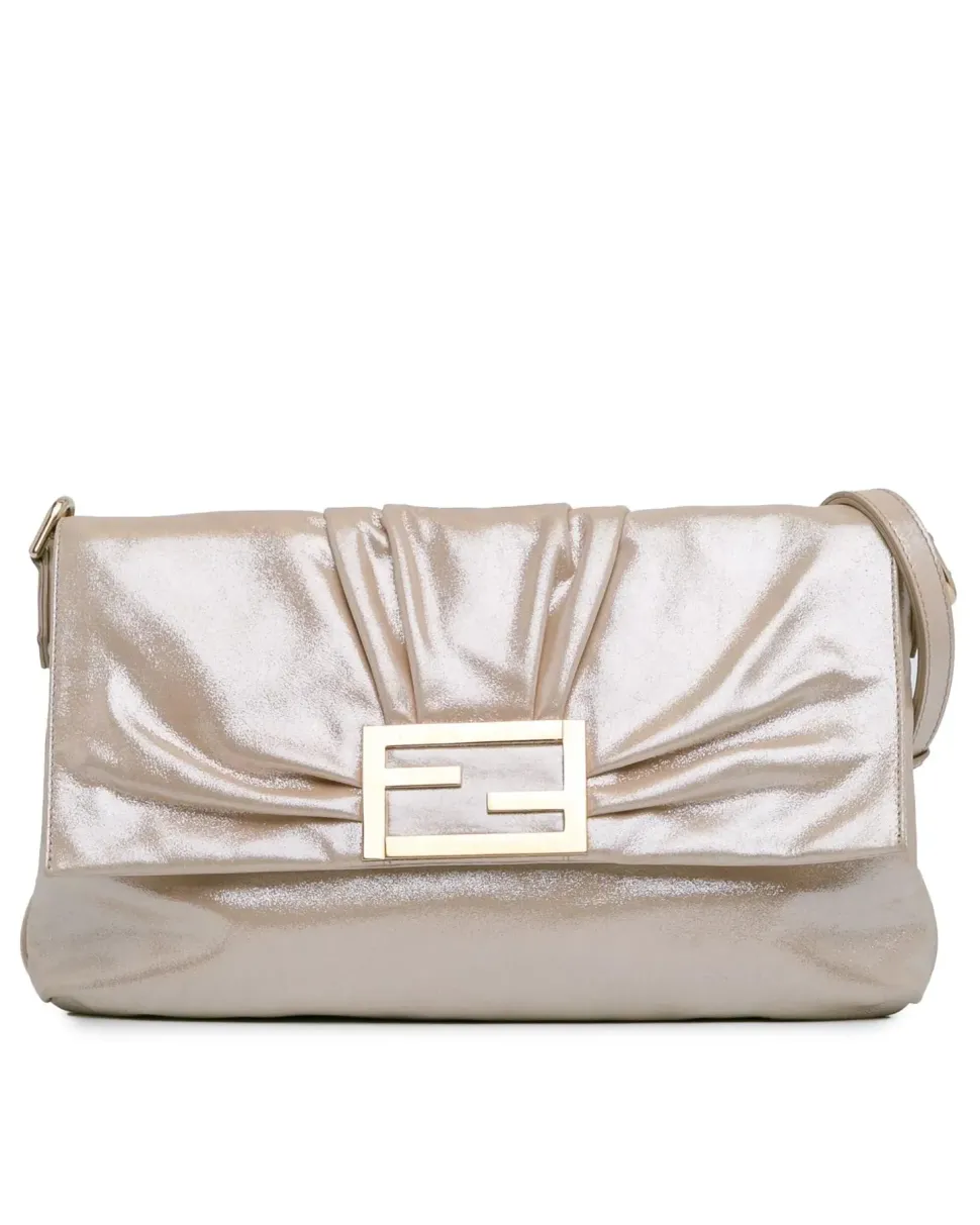 Preloved The Pouch Intrecciato Leather Shoulder Bag