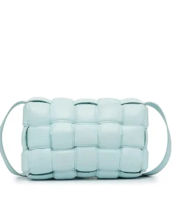 Preloved The Pouch Lambskin Leather Shoulder Bag Light Blue