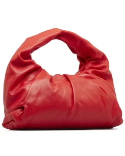 Preloved The Pouch Red Lambskin Leather Shoulder Bag   The Pouch