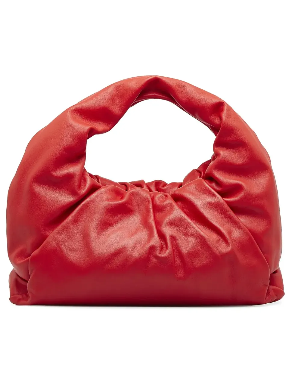 Preloved The Pouch Red Lambskin Leather Shoulder Bag The Pouch