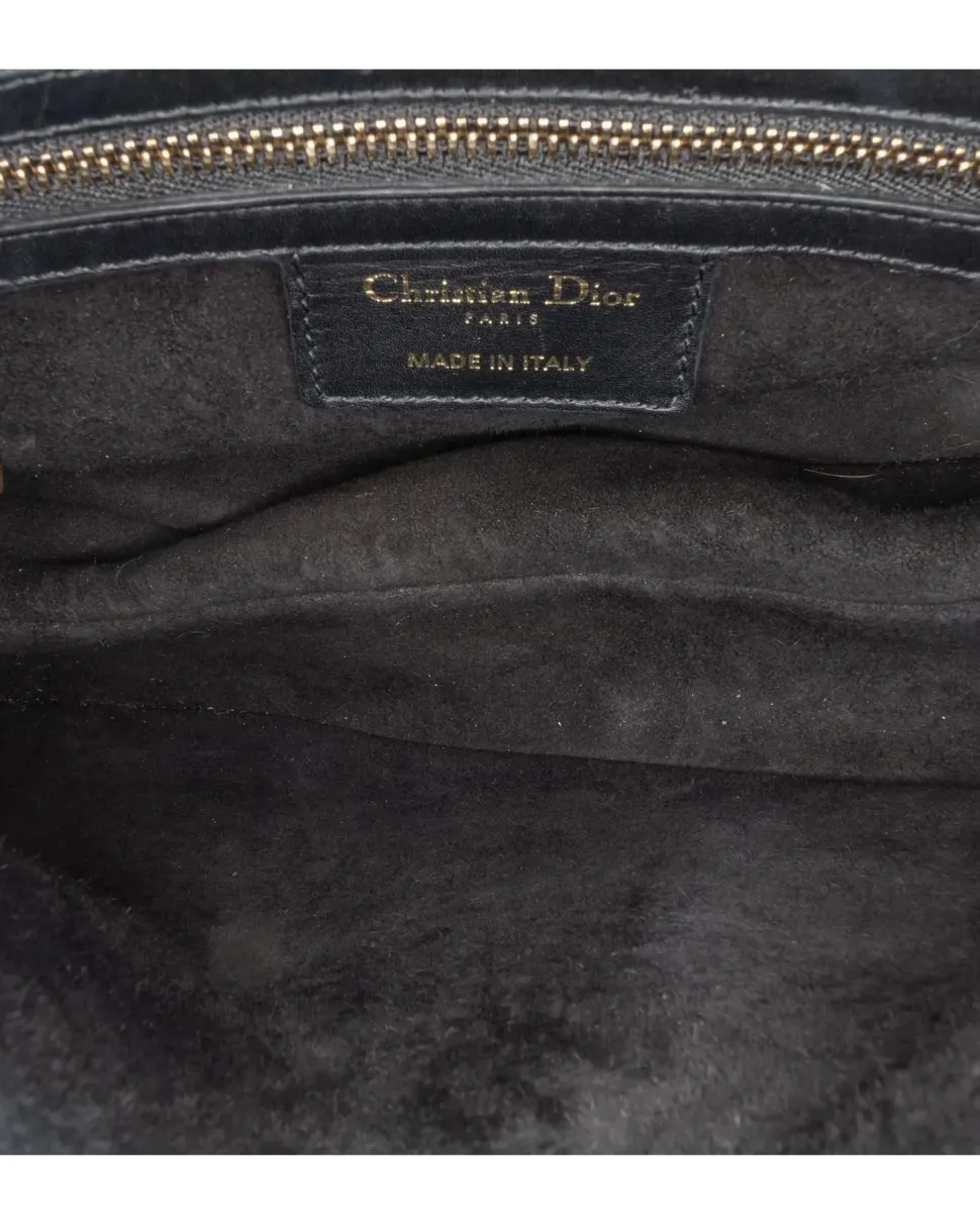 Preloved Woven Leather Mini Intrecciato Bag with Knotted Shoulder
