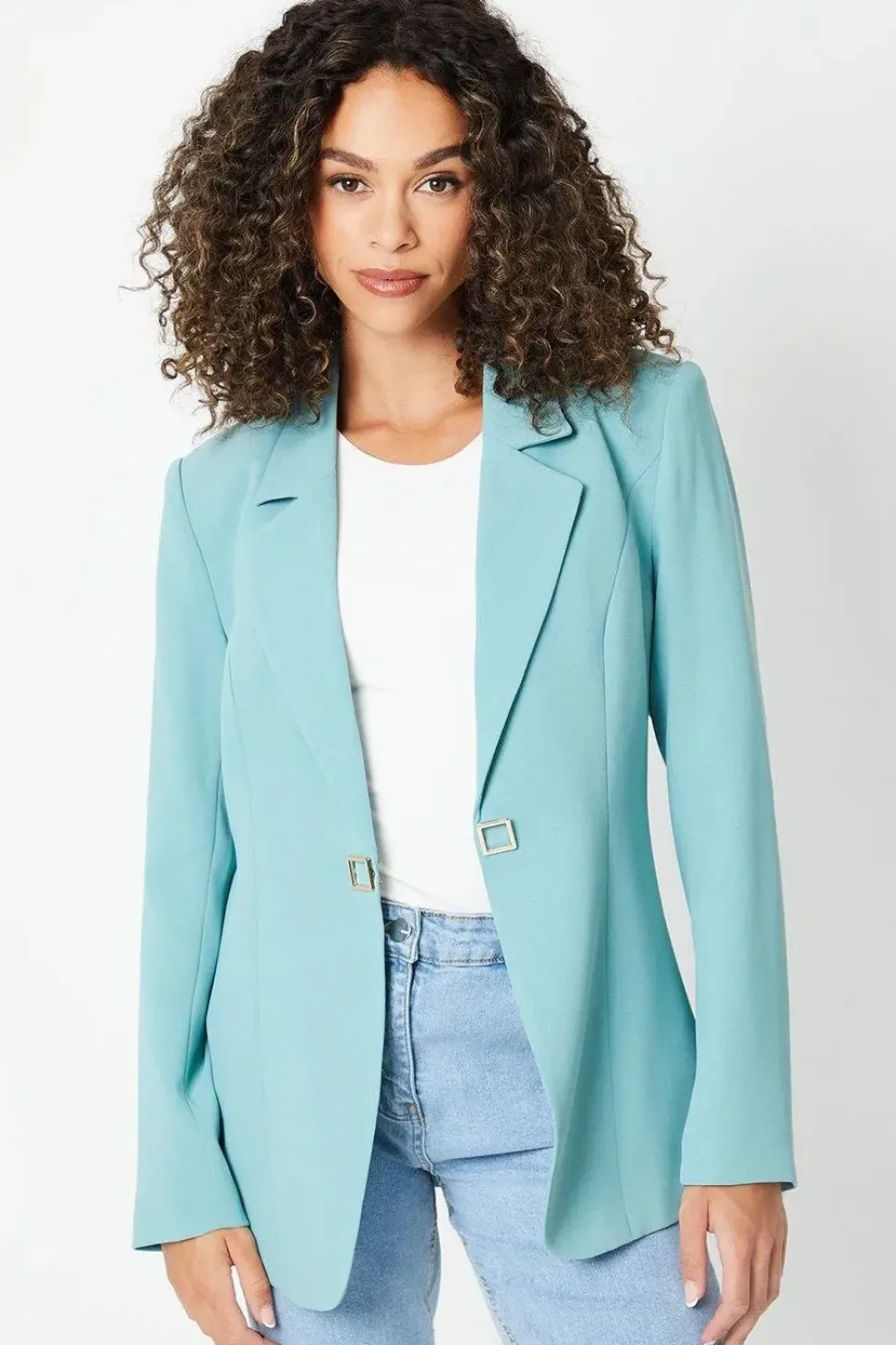 Premium Buckle Detail Blazer