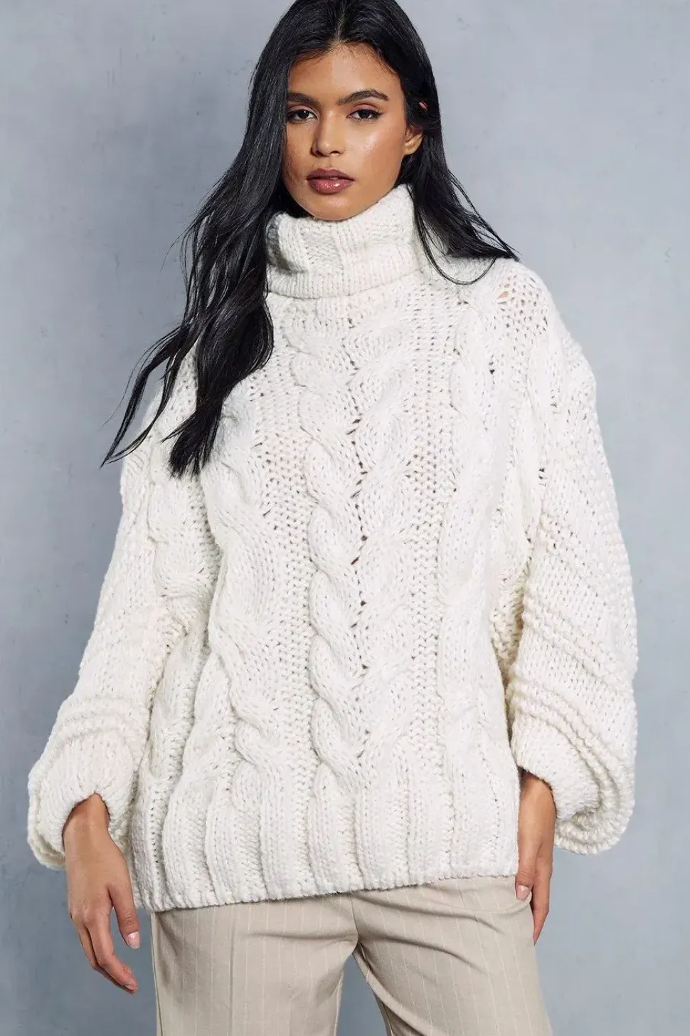 Premium Chunky Cable Knit Jumper