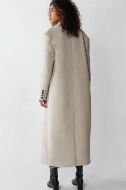 Premium Double Breasted Italian Wool Tailored Coat