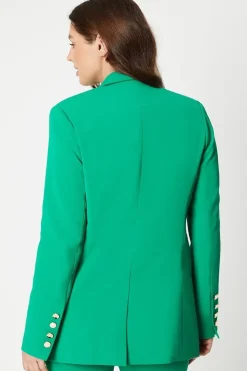 Premium Double Breasted Longline Blazer