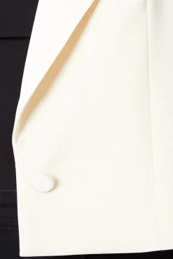 Premium Double Collar Crop Blazer
