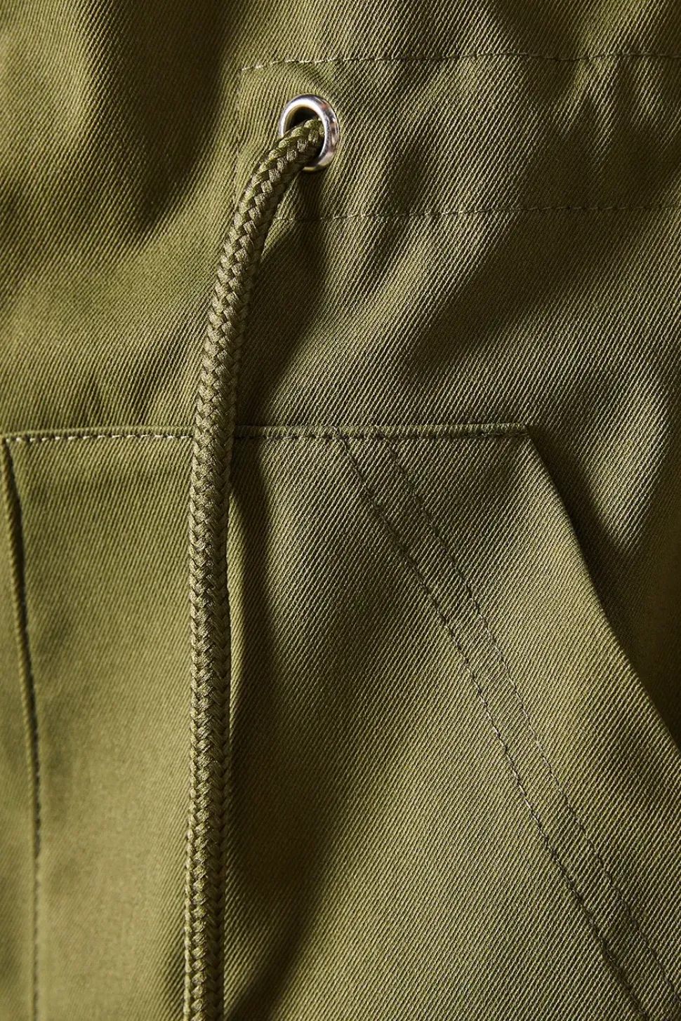 Premium Drawstring Trench Coat