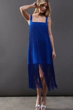 Premium Fringe Cami Mini Dress