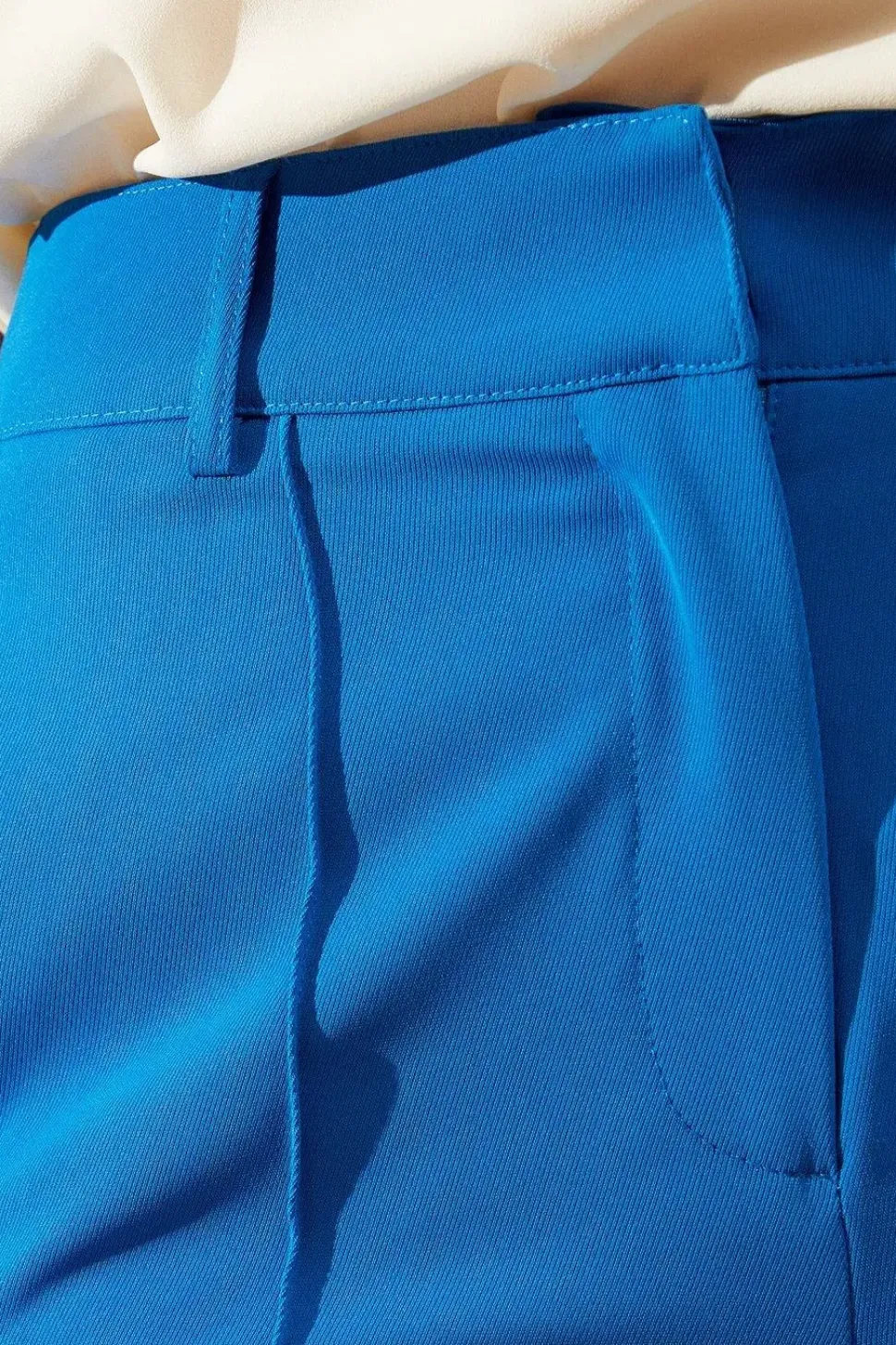 Premium Front Seam Detail Wide Leg