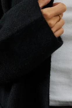 Premium Knitted Scarf Detail Longline Cardigan
