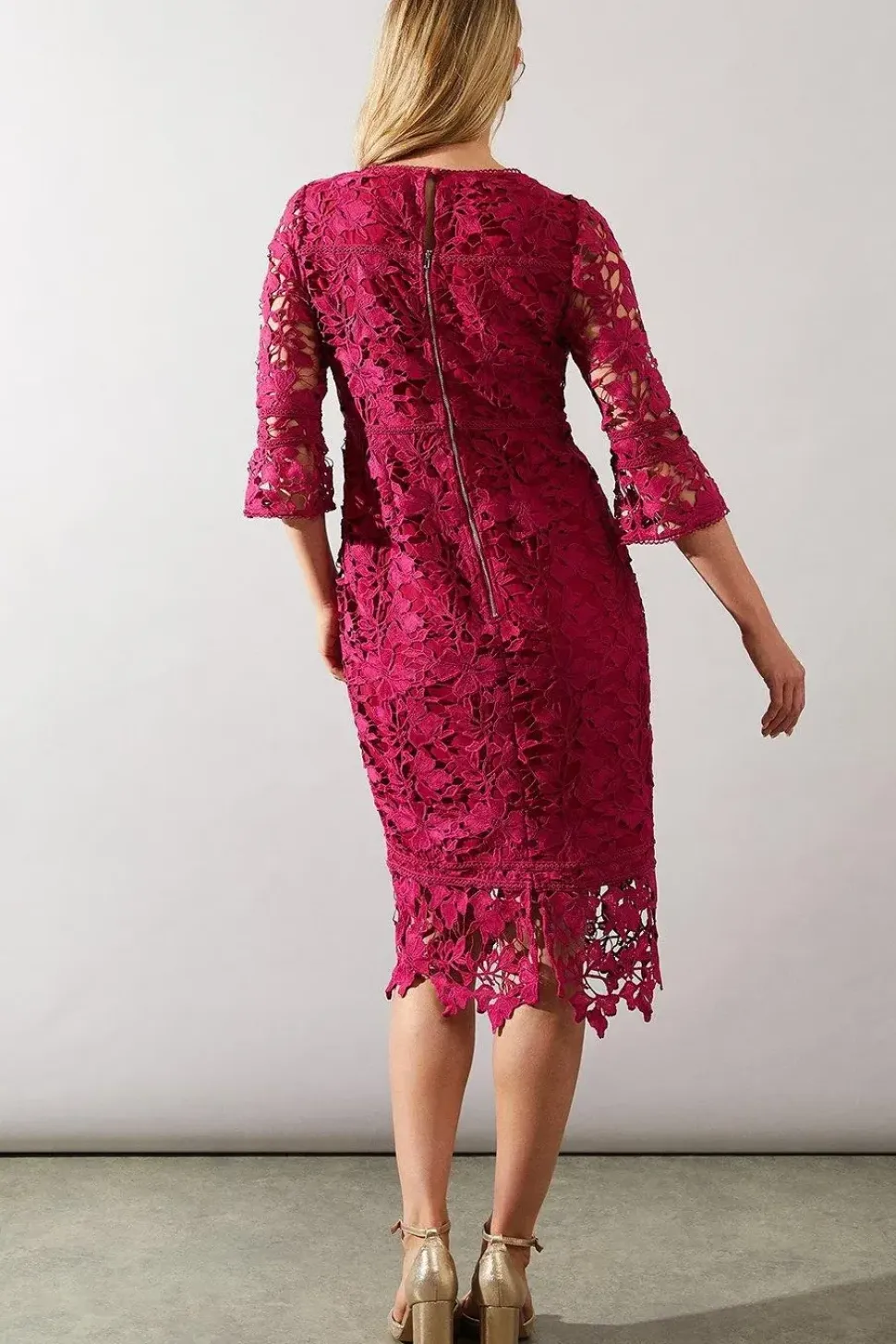 Premium Lace Pencil Dress