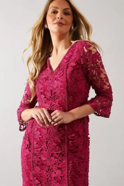 Premium Lace Pencil Dress