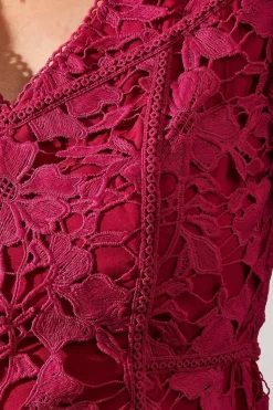 Premium Lace Pencil Dress