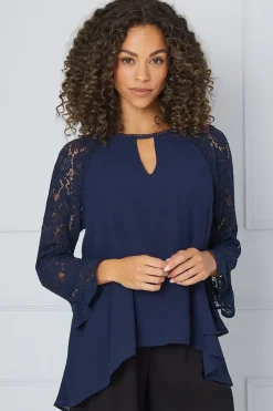 Premium Lace Sleeve Top