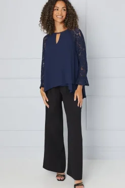 Premium Lace Sleeve Top