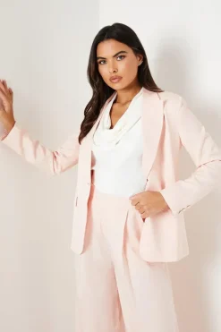 Premium Linen Mix Single Breasted Blazer