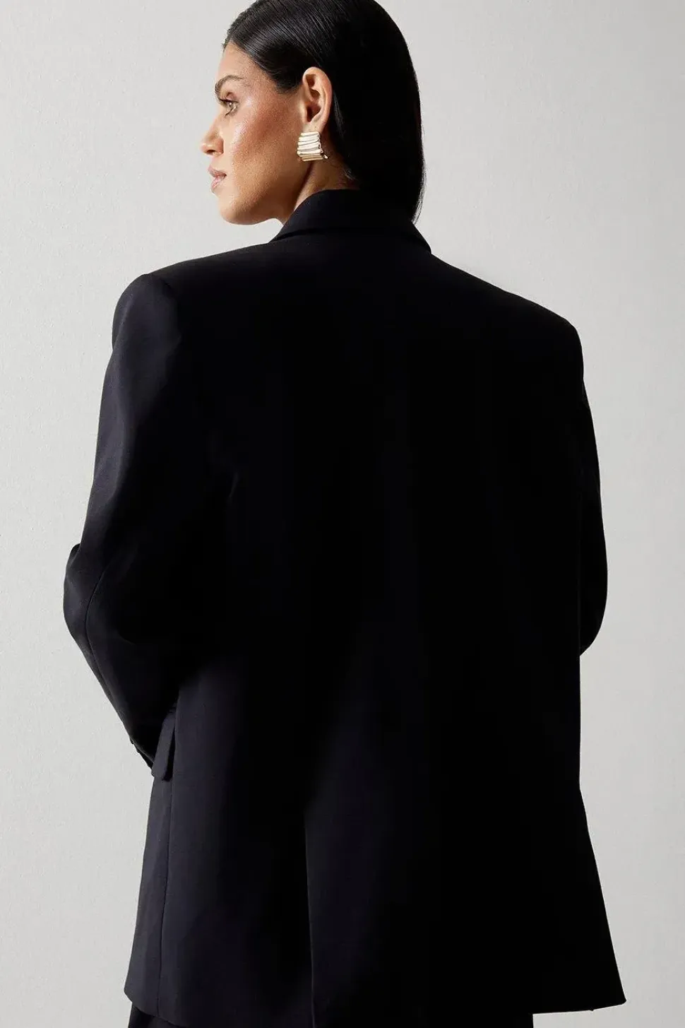 Premium Oversized Singe Breasted Blazer