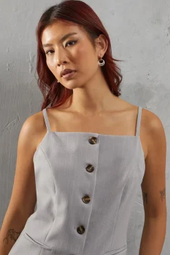 Premium Pinstripe Strappy Waistcoat