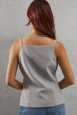 Premium Pinstripe Strappy Waistcoat