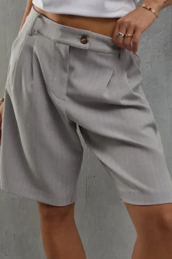 Premium Pinstripe Tailored Short