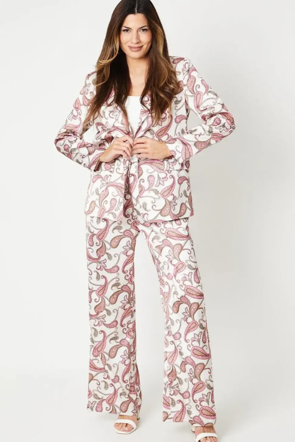 Premium Printed Single Breasted Blazer