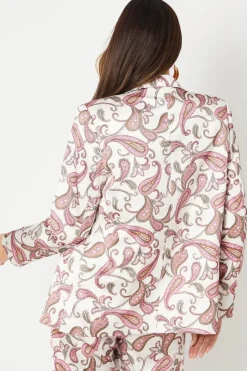 Premium Printed Single Breasted Blazer