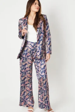 Premium Printed Single Breasted Blazer