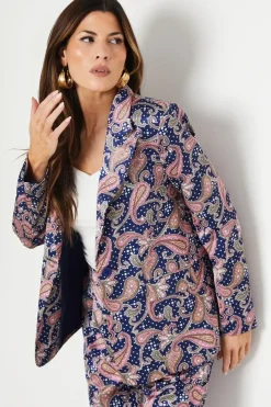 Premium Printed Single Breasted Blazer