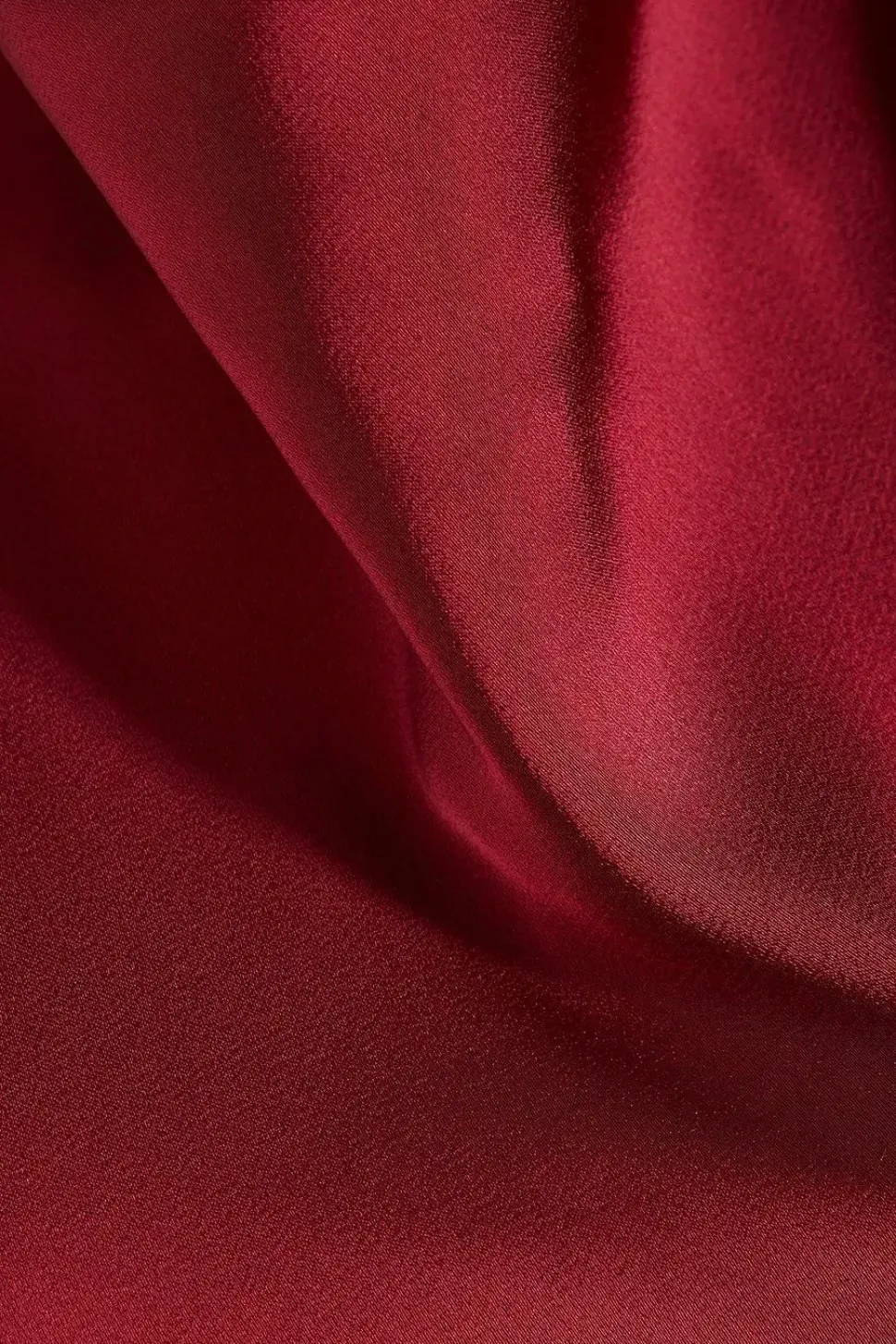Premium Satin Halterneck Low Back Asymmetric Midi Dress